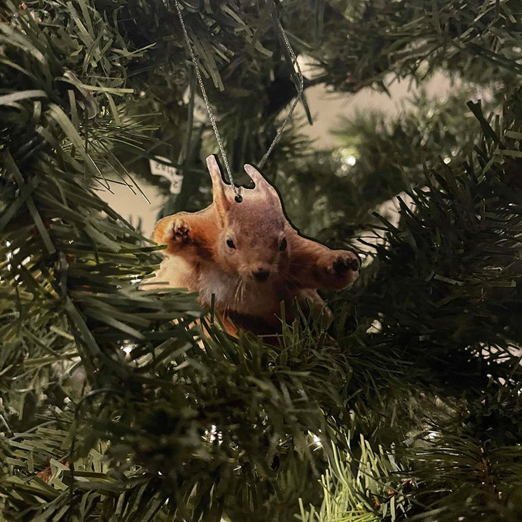 Funny Christmas Ornament - Flying Squirrel | Squirrel