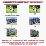 Personalized Photo Mica Ornament - Christmas Gift For Family Member, Friends - Customized Your Photo Ornament