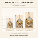 Personalized Sunflower Arch Pet Memorial Photo Wood Ornament - Custom Pet Keepsake - image 6