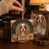 Personalized Memory Melody Pet Memorial Photo Wood Ornament - Custom Pet Keepsake - image 4
