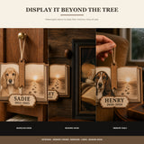 Personalized Storybook Chapter Pet Memorial Photo Wood Ornament - Custom Pet Keepsake - image 2