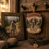 Personalized Trail Guardian Pet Memorial Photo Wood Ornament - Custom Pet Keepsake - image 5