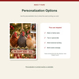 Personalized Backyard Chickens Acrylic Ornament - Custom Photo Keepsake - image 7