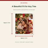 Personalized Single Mom Kids Acrylic Ornament - Custom Photo Keepsake - image 3