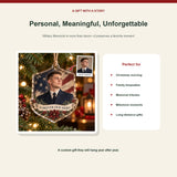 Personalized Military Memorial Acrylic Ornament - Custom Photo Keepsake - image 5