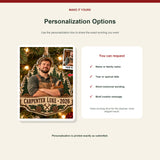 Personalized Carpenter Photo Acrylic Ornament - Custom Christmas Keepsake - image 7