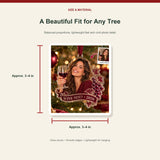 Personalized Wine Lover Acrylic Ornament - Custom Photo Keepsake - image 3
