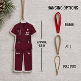Personalized Registered Nurse Scrubs Acrylic Ornament - Custom Name Christmas Keepsake - image 7