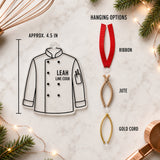 Personalized Chef Coat Acrylic Ornament - Custom Name Christmas Keepsake - image 7