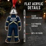 Personalized Oilfield Worker FR Uniform Acrylic Ornament - Custom Name Christmas Keepsake - image 6