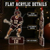 Personalized Lacrosse Photo Acrylic Ornament - Custom Athlete Christmas Keepsake - image 6