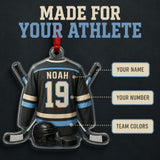 Personalized Ice Hockey Jersey Acrylic Ornament - Custom Name and Number - image 3