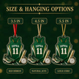 Personalized Track and Field Jersey Acrylic Ornament - Custom Name and Number - image 7