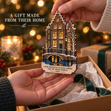 Personalized Amsterdam Canal Christmas Wood Ornament - Custom Keepsake - image 3