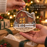 Personalized Old Beams New Dreams Wood Ornament - Custom Keepsake - image 3