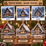 Personalized Japanese Snow Minka Wood Ornament - Custom Keepsake - image 2
