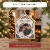 Personalized First Christmas Married Wood Ornament - Custom Keepsake - image 6