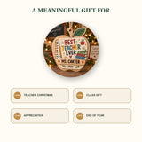 Personalized Teacher Wood Ornament - Custom Keepsake - image 8