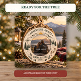 Personalized Hiking Adventure Wood Ornament - Custom Keepsake - image 6