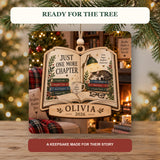 Personalized Book Lover Wood Ornament - Custom Keepsake - image 6
