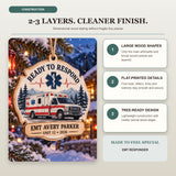 Personalized Emt Responder Wood Ornament - Custom Keepsake - image 4
