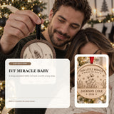 Personalized Ivf Worth The Wait Wood Ornament - Custom Keepsake - image 3
