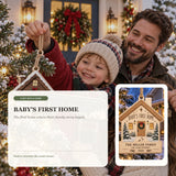 Personalized Babys First Home Wood Ornament - Custom Keepsake - image 3