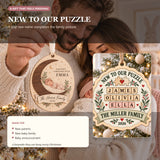 Personalized New Baby Puzzle Wood Ornament - Custom Keepsake - image 3