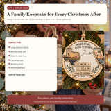 Personalized Long Distance Family Wood Ornament - Custom Keepsake - image 8