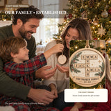 Personalized Family Established Wood Ornament - Custom Keepsake - image 3