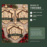 Personalized Blended Family Together Wood Ornament - Custom Keepsake - image 5