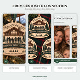 Personalized Family Reunion Lodge Wood Ornament - Custom Keepsake - image 7