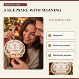 Personalized Love Story Timeline Wood Ornament - Custom Keepsake - image 8