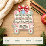 Personalized Apple Pastel Cart Acrylic Ornament - Custom Names Keepsake - image 6