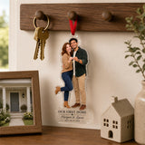 Personalized First Home Together Photo Acrylic Ornament - Custom Couple Keepsake - image 3