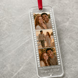Personalized Film Strip Photo Collage Photo Acrylic Ornament - Custom Couple Keepsake - image 7