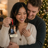 Personalized She Said Yes Proposal Cutout Photo Acrylic Ornament - Custom Couple Keepsake - image 3