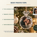Personalized Engagement Acrylic Ornament - Custom Photo Keepsake - image 6