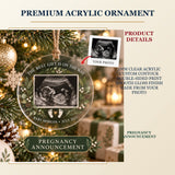 Personalized Pregnancy Announcement Acrylic Ornament - Custom Photo Keepsake - image 2