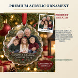 Personalized Grandparents Acrylic Ornament - Custom Photo Keepsake - image 2
