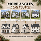 Personalized Modern Farmhouse 3D Ornament - Custom Christmas Keepsake - image 2