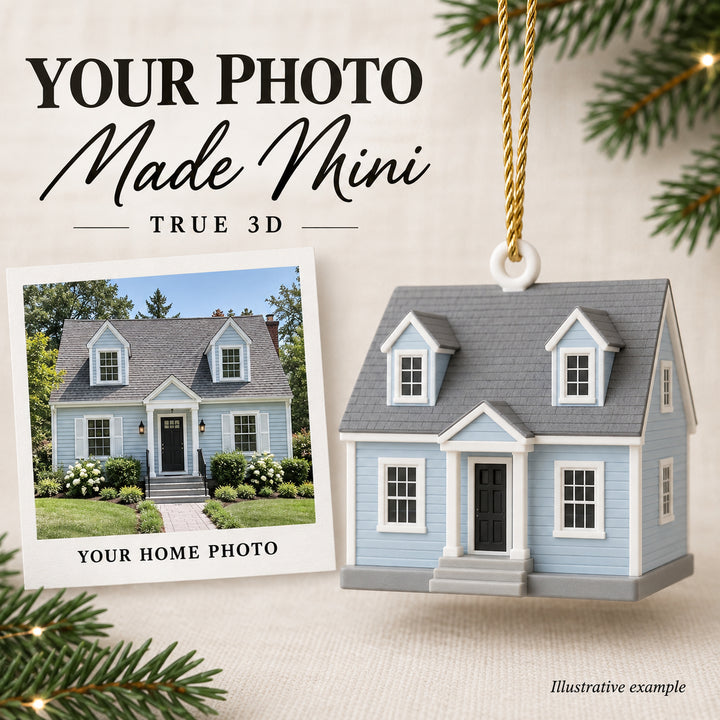 Personalized Cape Cod 3D Ornament - Custom Christmas Keepsake - image 1