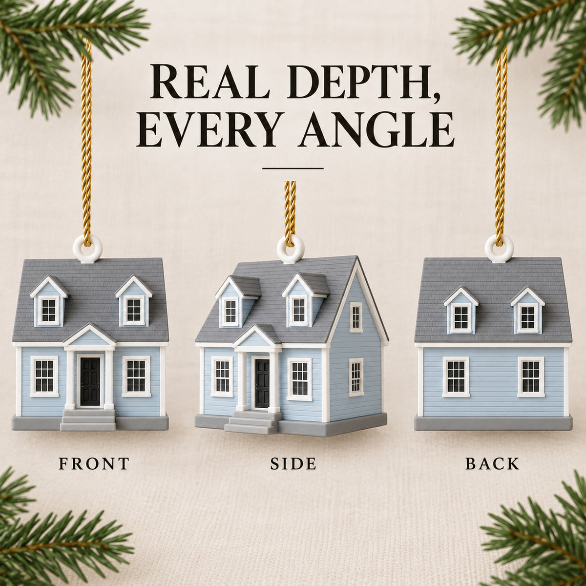 Personalized Cape Cod 3D Ornament - Custom Christmas Keepsake - image 10