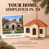 Personalized Spanish Mediterranean 3D Ornament - Custom Christmas Keepsake - image 4