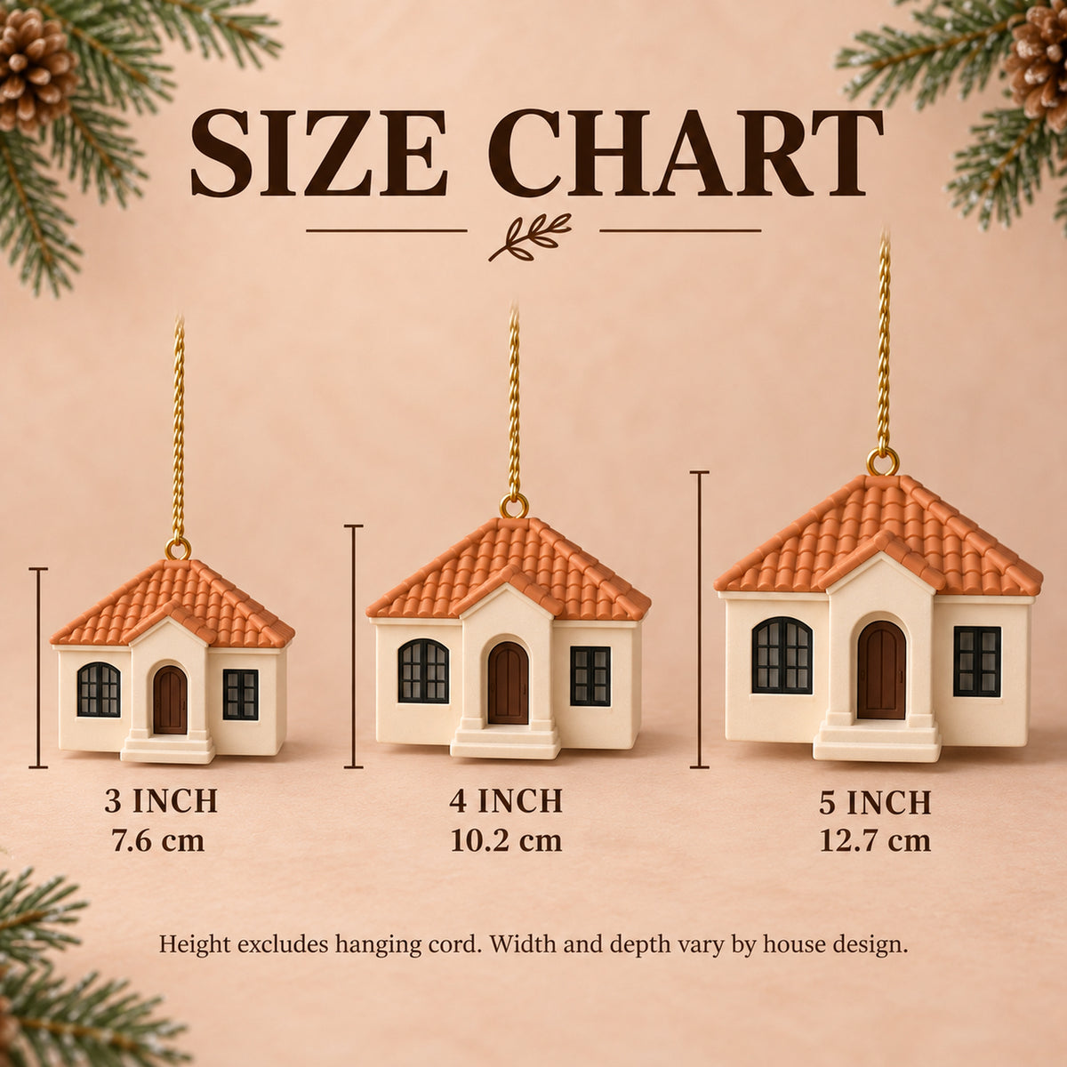 Personalized Spanish Mediterranean 3D Ornament - Custom Christmas Keepsake - image 5