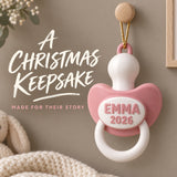 Personalized Baby's First Christmas Pacifier 3D Ornament - Custom Christmas Keepsake - image 9