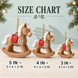 Personalized Baby's First Christmas Rocking Horse 3D Ornament - Custom Christmas Keepsake - image 5