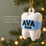 Personalized Baby's First Tooth No Face 3D Ornament - Custom Christmas Keepsake - image 7