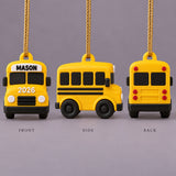 Personalized School Bus 3D Ornament - Custom Christmas Keepsake - image 2
