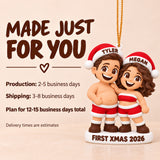 Personalized First Christmas 3D Ornament - Custom Christmas Keepsake - image 9